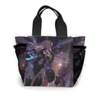 Games Hyperdimension Neptunia Lunch Bag,Washable Lunchbox Bags for Adult Travel Climbing,20.5x20.5x12cm