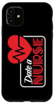 Coque pour iPhone 11 Infirmière Heartbeat Medical Professional Fun Date a Nurse