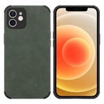 Coque pour Apple iPhone 11 en Vert Émeraude Housse de protection Étui en silicone TPU avec dos en similicuir élégant - Neuf