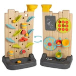 Smoby - Activity Wall - Mur Activités Enfant - Circuit de Balles et Circuit d'eau - 29 Accessoires Inclus - 840300