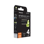 4 X Piles Rechargeables Panasonic Eneloop PRO AA 2500mAh HR6 Ni-MH BK-3HCDE