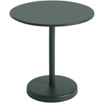 Linear Table Steel Ø70 cm, Dark Green