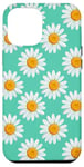 Coque pour iPhone 13 Pro Max Daisy Color Flower Floral Pattern Seamless Drawing