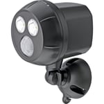 Mr. Beams Ultrabright LED Spotlight sensorlampe på batteri, brun