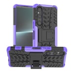 Sony Xperia 1 V Heavy Duty Case Purple