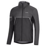 Gore Wear R7 Partial Gore-Tex Infinium Hooded Jacket Homme Noir