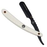 Parker White ABS Handle Clip Type Black Blade Holder Barber/Straight Razor