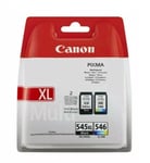 Canon PG-545XL CL-546 Black & Tri-colour Inks for TS3150 MG2450 MG2950 - NEW