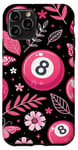 iPhone 11 Pro Retro Pink Lucky Disco 8 Ball For Women Case