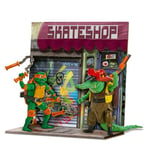 TORTUGAS NINJA Michelangelo Vs. Leatherhead Movie Face Off Lot de 2 Figurines d'action articulées 12 cm Personnages de Film Chaos Mutant Accessoires de Combat pour garçons et Filles à partir de 4 Ans