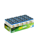 EngÃ¥ngsbatteri GP Ultra Plus 9V / 6LF22 20-pack