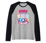 Funny Bingo Player Quote Game Night Bingo Is My Cardio Raglan Baseball Tee