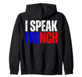 I Speak French Language Dictionary, Je Parle En Francais Svp Zip Hoodie