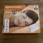 Daewoo Electric Blanket 3 Settings Heated Under Bed  85W - DOUBLE Damaged Box