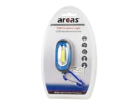 Mini Flashlight With Carabiner, Cob Led + 2Xcr2032, Arcas