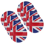 DISPOSABLE PARTY PLATES Union Jack British Flag Patriotic Summer BBQ Tableware