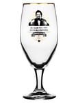 Edward Blom Beer Glass No:2 "Jag Gillar Fett" Nude