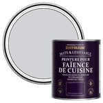 Rust-Oleum Peinture Violette Résistante à l'eau pour Faïence de Cuisine, Finition Mate - Ombre Lilas 750ml