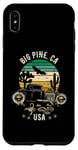 Coque pour iPhone XS Max Big Pine California USA Hotrod Design rétro coucher de soleil dans le désert