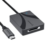 SABRENT Lecteur de Carte à CFexpress Type A, Carte mémoire Adaptateur USB 3.2 Gen2 jusqu'à 10Gbps, CFexpress Lecteur Aluminium, CF-Express Lecteur Portable pour photographes, vidéastes (CR-CFXA)