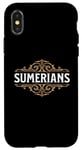 Coque pour iPhone X/XS Sumériens Ancienne civilisation de la Mésopotamie Sumer