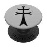 Écusson en croix de l'ordre du Saint-Esprit PopSockets PopGrip Adhésif