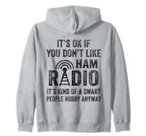 Amateur Ham Radio Operator CB Radio Enthusiast Ham Radio Dad Zip Hoodie