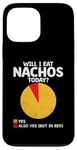 Coque pour iPhone 13 Pro Max Will I Eat Nachos Today Nacho Mexican Food Nacho Cinco De Mayo