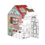 BANKERS BOX at Play Treats and Eats Cardboard Playhouse for Children Craft Colouring - Medium - 100% Recyclable - FSC Certified - White