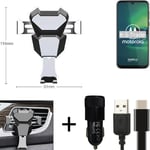 Car holder air vent mount for Motorola Moto G8 Plus cell phone mount