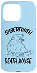 Coque pour iPhone 15 Pro Max Funny Sabertooth Death Mouse Possum Lover