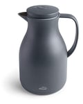 Lacor 62564 62564-Pot isotherme sans BPA avec double paroi et couche de verre à l'intérieur, gris mat, 1'50 L, 1,5 litre, polypropylène