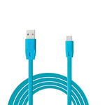 Aiivioll UE Boom Replacement Charging Cable Flat USB Power Cable Speaker charging cable, data cable, Compatible with Logitech UE Boom2 / Boom3 / Megaboom/Miniboom/Roll Wireless Speaker (Blue)