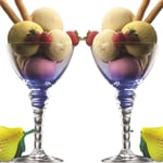 Set 2 Bonnets Gelato Capri Cocktail 360 Cc Verre - BORMIOLI ROCCO - Glace