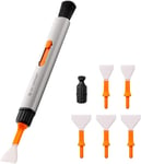 Kit : Stylo de Nettoyage Objectif Interchangeable+2 Têtes en Silicone+2 Bâtonnets de 16mm Capteur APS-C+4 Écouvillons de 24mm Capteur Full Frame