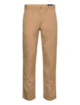 Straight Fit Linen-Cotton Pant Bottoms Trousers Chinos Beige Polo Ralph Lauren