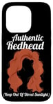 iPhone 15 Pro Natural Redhead Ginger Hair Color Ginger Pride Redhead Woman Case