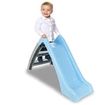 JAMARA- Toboggan Happy Slide pour Enfants-Convient pour l'intérieur et l'extérieur-Taille Pratique-Montage Facile, 460692, Bleu Pastel