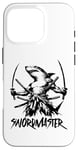 Coque pour iPhone 16 Pro Shark Swordmaster - Amoureux de requin samouraï vintage