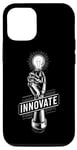 Coque pour iPhone 13 Robot main tenant l'ampoule Ingénierie robotique