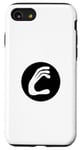 Coque pour iPhone SE (2020) / 7 / 8 Logo « Hand » noir et blanc moyen