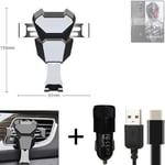  For nubia Red Magic 8 Pro Global Airvent mount + CHARGER holder cradle bracket 