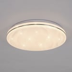 Luminaire Plafonnier Led Étoilé, 24W Lampe de Plafond pour Chambre Enfant Blanc Neutre 4000K, Lustre Led Plafonnier Moderne Ronde pour Cuisine