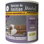 Résine de finition zone sèche Résinence béton minéral incolore satin 0,5L