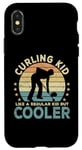 Coque pour iPhone X/XS Curling Curler pour enfants Funny Curling