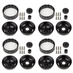 ELEMENT RC ENDURO STEELIE WHEELS 1.9  BLACK EL42328