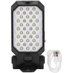 COB LED arbetslampa Verkstadslampa, laddningsbar ficklampa ficklampa, 39LED LED arbetslampa med magnetisk bas, för inomhusbruk