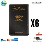 6 X Shea Moisture African Black Soap - 8oz. 230g