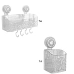 Suihkun imukuppihyllykori, seinään kiinnitettävä järjestyshylly, imukuppi suihkukaappi Kylpyhuonetarvike suihkukori