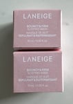 2x Laneige Bouncy & Firm Sleeping Face Mask 10ml Each (20ml) NEW